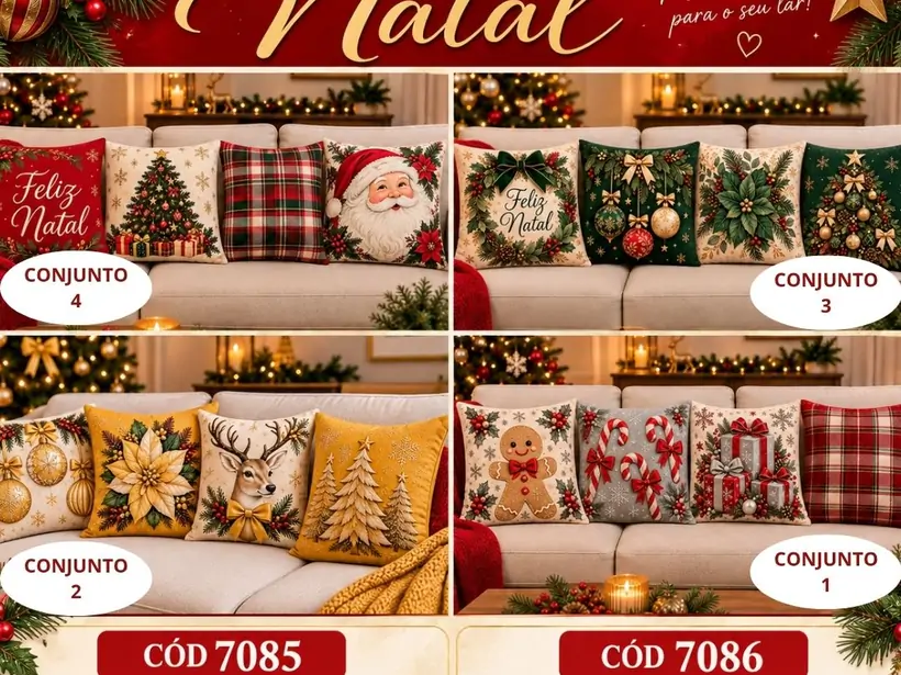 ALMOFADAS DE NATAL